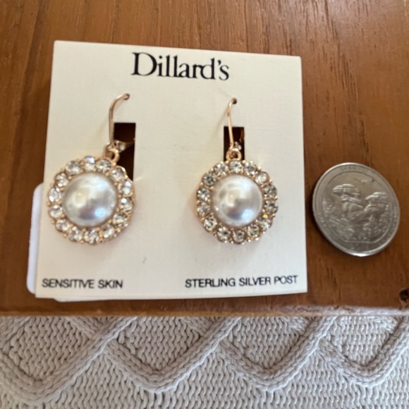 NWT Dillard’s Fashion Earrings, Pierced, Sterling Silver Posts - Picture 5 of 7
